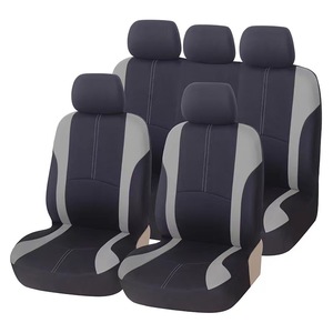 Housse de siège de voiture universelle en tissu LC, ensemble complet pour 5 ou <span class=keywords><strong>7</strong></span> <span class=keywords><strong>places</strong></span>, protection de siège automobile pour voitures, SUV, accessoires intérieurs - Product Image 5