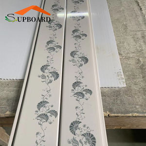 Panneau mural en PVC au design moderne <span class=keywords><strong>Bande</strong></span> de plafond de douche en plastique 45% 2.9kg ignifuge et étanche à l'humidité pour les applications hôtelières - Product Image 6