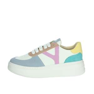 Zapatillas Donna K-10525 Blancas y Rosas, Estilo Chunky con Plataforma - Product Image 1