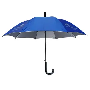 선전용 도매 공급자 은 폴리에스테 우산