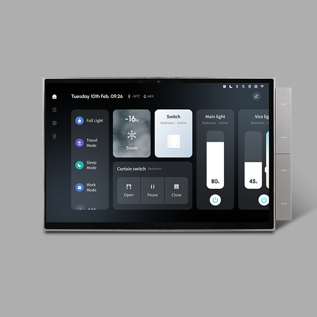 2026 Host Smart Home Appliances Tuya Zigbee Gateway  Multi-function Smart Home Control Panel with Wall Switch Function