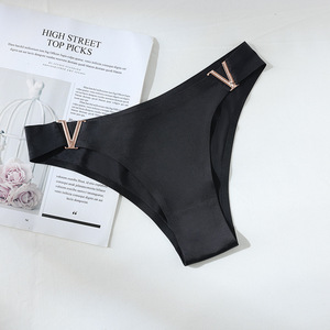 2024 nueva ropa interior de cintura baja Sexy desnuda para mujer sin rastro, ropa interior cómoda y transpirable de una pieza para mujer - Product Image 6