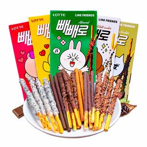 Galletas crujientes coreanas picantes y saladas con crema de pepero, recubiertas de chocolate, en caja de cartón con etiqueta personalizada - Product Image 5