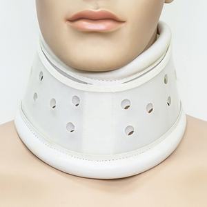 Soporte de cuello de cuero rígido ajustable cómodo de calidad superior médica, cuello <span class=keywords><strong>cervical</strong></span>, reduce el dolor de cuello - Product Image 2