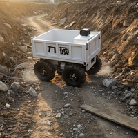 Véhicule tout-terrain télécommandé 4x4 pour chantier industriel d'ingénierie électrique