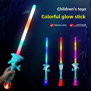 Hot Selling Zodi <strong>LED</strong> Colorful <strong>Flashing</strong> Shark <strong>Glow</strong> <strong>Sticks</strong> Attractive Aquarium Toy Unisex 14+ Years Plastic Light-Up Wholesale - Product Image 6