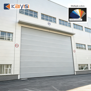 Porte de hangar élévatrice de grande taille, volet roulant flexible, portail commercial pour grand chantier naval, hangar d'avions, atelier - Product Image 6