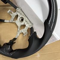Convient pour Nissan Patrol Y61, modification de l'intérieur de la voiture, faux cuir noir imitation fibre de carbone, squelette de volant
