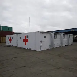 Container Ziekenhuis 20ft 40ft Verzending Container Behandelkamer Prefab Kliniek Geïntegreerd Algemeen Geïmproviseerd Ziekenhuis