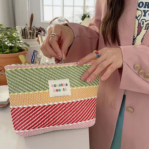 Bolsas <span class=keywords><strong>de</strong></span> embalaje <span class=keywords><strong>de</strong></span> cosméticos <span class=keywords><strong>de</strong></span> maquillaje grandes <span class=keywords><strong>de</strong></span> viaje para mujer Ginzeal, <span class=keywords><strong>bolsa</strong></span> <span class=keywords><strong>de</strong></span> cosméticos <span class=keywords><strong>de</strong></span> rayas contrastantes coloridas <span class=keywords><strong>de</strong></span> alta calidad - Product Image 1