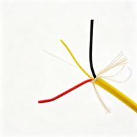 Câble de drone léger et connecté 2*19AWG+1SMF Fibre 50KG Résistance à la traction Isolation FEP Gaine TPU pour le sauvetage d'urgence