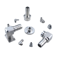 Venta Directa de Fábrica, Servicios de Fabricación de Herrajes Metálicos por Torneado y Fresado, Servicio Personalizado CNC, Conectores de Acero Inoxidable, Piezas OEM
