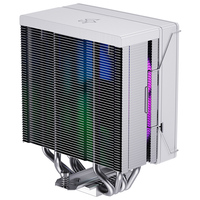 Refroidisseur de processeur SNOWMAN MT4-SE, 4 caloducs, RGB, aluminium, PC de jeu DIY, effet d'éclairage multicolore, ventilateur de processeur