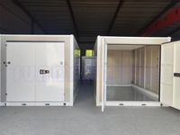 Conteneur de stockage préfabriqué en usine Conteneur mobile pliable empilable paquet plat de stockage portable PODS de stockage auto-stockage