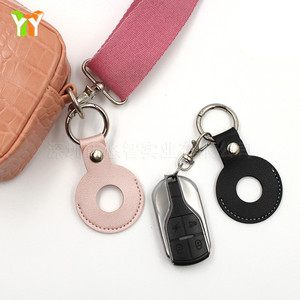 เคสหนังป้องกันสำหรับ Airtags, ปลอกกันหายสำหรับพวงกุญแจติดตาม, กระเป๋าเก็บอุปกรณ์ระบุตำแหน่ง (มีสินค้าในสต็อก) - Product Image 3