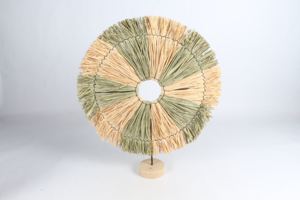 Offre Spéciale objets décoratifs artisanaux en bois de style unique pour la maison Design Art déco avec support en métal pour la décoration de bureau - Product Image 4