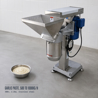 Machine à faire de la pâte d'ail en acier inoxydable pour restaurant commercial, 380V 2.2KW 500-1000KG/H, presse-purée de pommes de terre