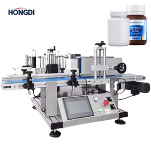 Machine d'étiquetage manuelle pour bouteilles en verre rondes de boissons, cola et vitamines, cartons/boîtes d'emballage - Product Image 2