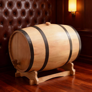 Benutzer definierte Größe Vintage Dekor Display Eiche Holzfass Wein Whisky Barrel Lagerung mit Wasserhahn für Home Bar - Product Image 5