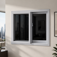 Fenêtre coulissante en PVC triple vitrage avec design français pour climats extrêmement froids Isolation et insonorisation supérieures pour usage extérieur