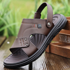 Men's Lightweight Cushioning Sports Casual Open Summer Outdoor Walking Beach Sandals Waterproof Breathable Arch <b>Support</b> Steel - Product Image 1