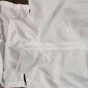 Chaqueta Deportiva Impermeable Personalizada con Diseño Libre para Eventos al Aire Libre, Maratón, Running, con Cierre Frontal 1/4 y Manga Larga - Product Image 4