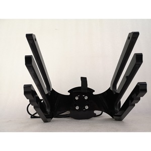 Soporte de aluminio para tablas de esquí acuático, 340x300x210mm, con revestimiento negro, para almacenamiento en embarcaciones. - Product Image 3