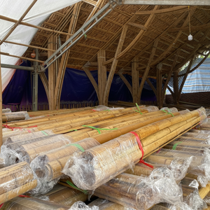 Tube entier en bambou naturel décoratif, largeur 220 cm, diamètre 2,1 m, longueur 2100 cm, pour travaux manuels et meubles DIY - Product Image 1