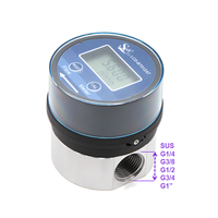 Compteur d'affichage numérique électronique de haute précision engrenage ovale débitmètre en acier inoxydable compteur de liquide débitmètre huile de moteur diesel