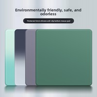 Nouveau tapis de souris de bureau en silicone épaissi à dégradé pour hommes et femmes, tapis de souris antidérapant avec protection du poignet, vente en gros