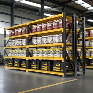 Étagères en fer robustes, étagère <span class=keywords><strong>de</strong></span> rangement personnalisable pour <span class=keywords><strong>garage</strong></span>, installation facile, multicolores, usage commercial et domestique - Product Image 5