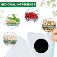 Nouveau gros santé chinois 100% naturel soins contre la toux patch et tampons de soulagement rapide pour le rhume