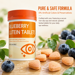 Proveedor Chino <span class=keywords><strong>de</strong></span> Tabletas Masticables <span class=keywords><strong>de</strong></span> Luteína con Vitamina C y E, Antioxidante para la Salud Ocular - Product Image 1