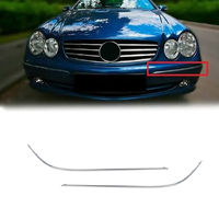 Pour Mercedes-Benz Classe CLK W209 2002-2005 Garniture de pare-chocs avant chromée 2098850321 2098850421 Pièces de haute qualité