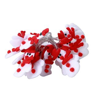 Nueva Cadena de Luces LED de Navidad con Forma de Muñeco de Nieve, Alimentada por Batería Solar, Decoración Navideña para Árbol, Reno y Habitación, Luces LED de Colores - Product Image 5