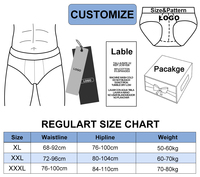 Sous-vêtements pour hommes en polyester respirant avec logo personnalisé 2025, caleçons confortables et extensibles XXXL, vente flash à prix plancher
