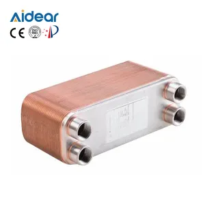 Professional Design hydraulic oil brazed plate heat exchanger copper for heat pump