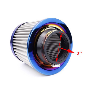 Racing Air <b>Filter</b> 76mm High Flow Mushroom Head For Retrofit Upgrade With Clamp Included - Product Image 4