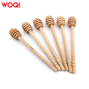 WOQI تصميم أخدود خفيف الوزن سهل التنظيف وقابل لإعادة الاستخدام ملعقة خادم عسل للعسل والشراب والدبس - Product Image 3