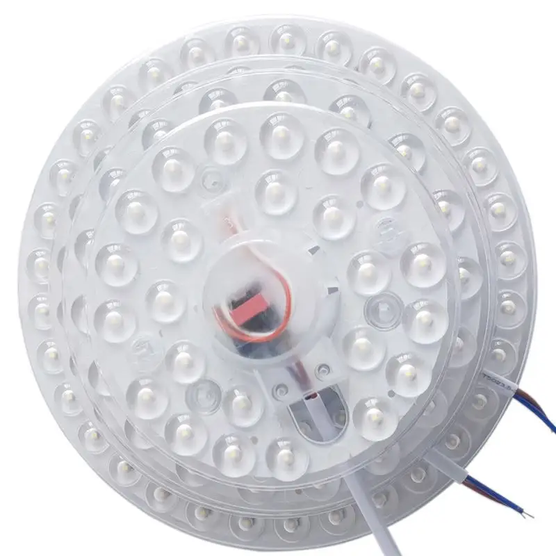 Módulo LED de CA de 220V y 110V, Panel de lámpara de mecha integrada, fuente de luz para lámpara de techo, 12W, 18W, 24W, 36W, cuadrado, 2835