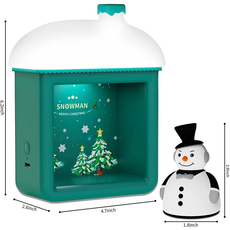Portable Battery Powered Children Night Light with Warm White & 7-Color Breathing Dual Light Silicone LED Multicolor Night Lamp