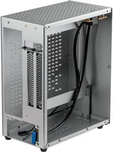 Mini Caja de PC de Aluminio SFF, Formato Pequeño, para Juegos, con Adaptador PCIe, Compatible con Tarjeta Gráfica GPU, Plateada, Mini I - Product Image 6