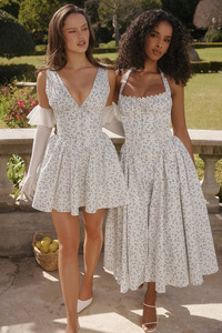 Abito Estivo Floreale Bohémien 2024, Vestito Lungo Casual con Stampa Floreale, Abito da Festa a Linea A, Vestito Estivo con Collo all'Americana per Donna - Product Image 4