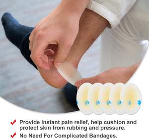 Waterproof EO Sterile Hydrocolloid Anti-Friction Blister <strong>Dressing</strong> Adhesive Foot Blister Pads for Heel and Finger - Product Image 4