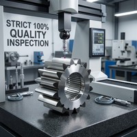 Grande roue dentée en acier à module et diamètre personnalisés pour transmission planétaire de haute qualité certifiée ISO, usage intensif