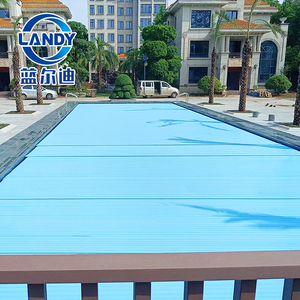 Couverture de <span class=keywords><strong>piscine</strong></span> <span class=keywords><strong>hors</strong></span> <span class=keywords><strong>sol</strong></span> rétractable, imperméable, anti-UV, couverture de sécurité automatique pour piscines extérieures - Product Image 6