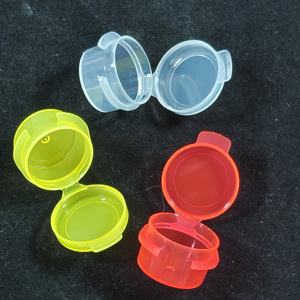 <span class=keywords><strong>Mini</strong></span> <span class=keywords><strong>PP</strong></span> Kunststoff Flip Top Glas 3g/5g/10g Konzentrat Kosmetik Spender flasche mit Easy Open End Siebdruck Oberfläche Safecare - Product Image 5