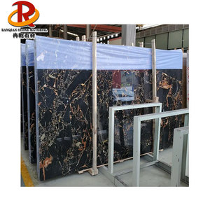 Hiệu suất cao sàn màu đen <span class=keywords><strong>Galaxy</strong></span> Granite tấm sàn tường màu đen và tấm đá cẩm thạch Granite nhà bếp Countertop - Product Image 1