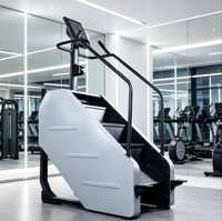 Máquina de Escaleras Eléctrica Comercial para Gimnasio, Control Magnético, Equipo de Ejercicio Aeróbico Multifuncional para Interiores, Máquina de Adelgazamiento
