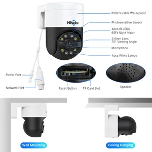 H.265 8-Kanal-AI-Gesichtserkennung im Freien 2-Wege-Farbnachtsicht nvr poe Sicherheit CCTV-IP-Kamera-Überwachungs systeme 8mp 4k